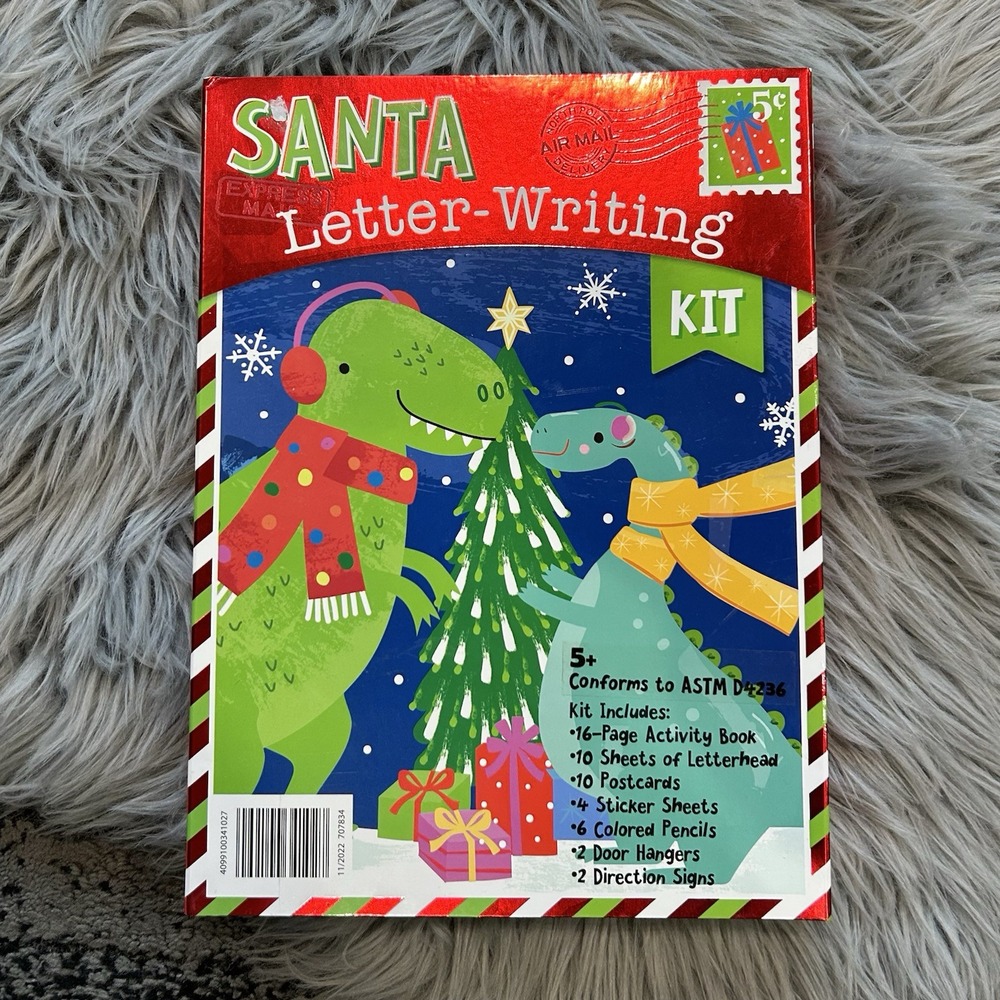 NEW Dear Santa Letter Writing Kit ~ Fun Stuff Inside Ages 5+‎